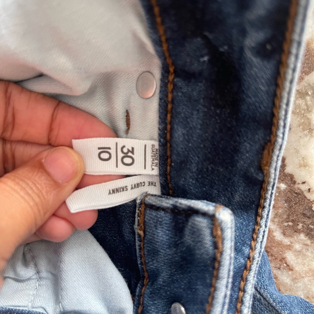 Made and Loved loft Jeans Size 10/30 - Picture 3 of 4